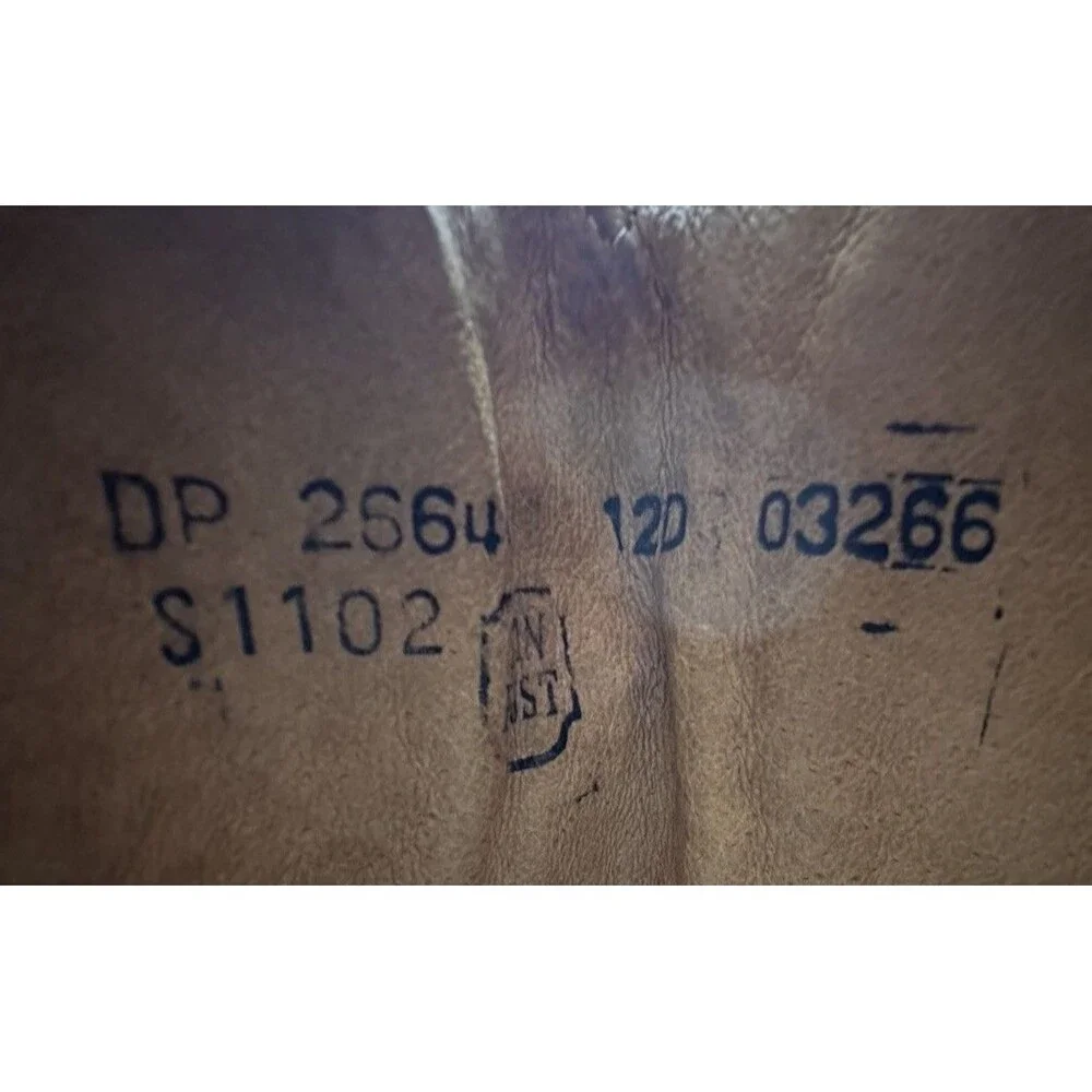 VTG Dan Post Albany Bucklace Leather Cowboy Boots Size 12D